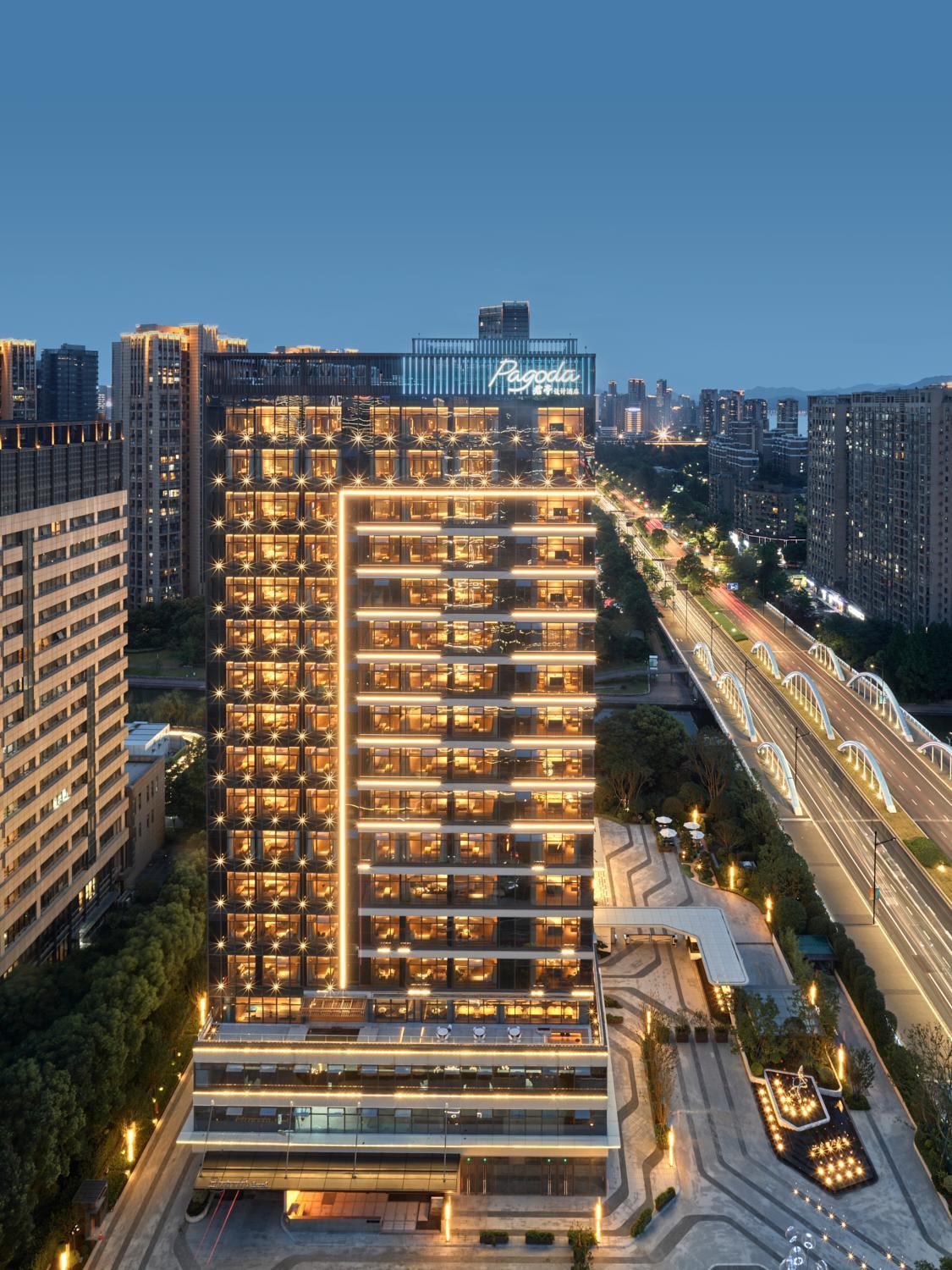 Pagoda Hotel Hangzhou Binjiang Εξωτερικό φωτογραφία